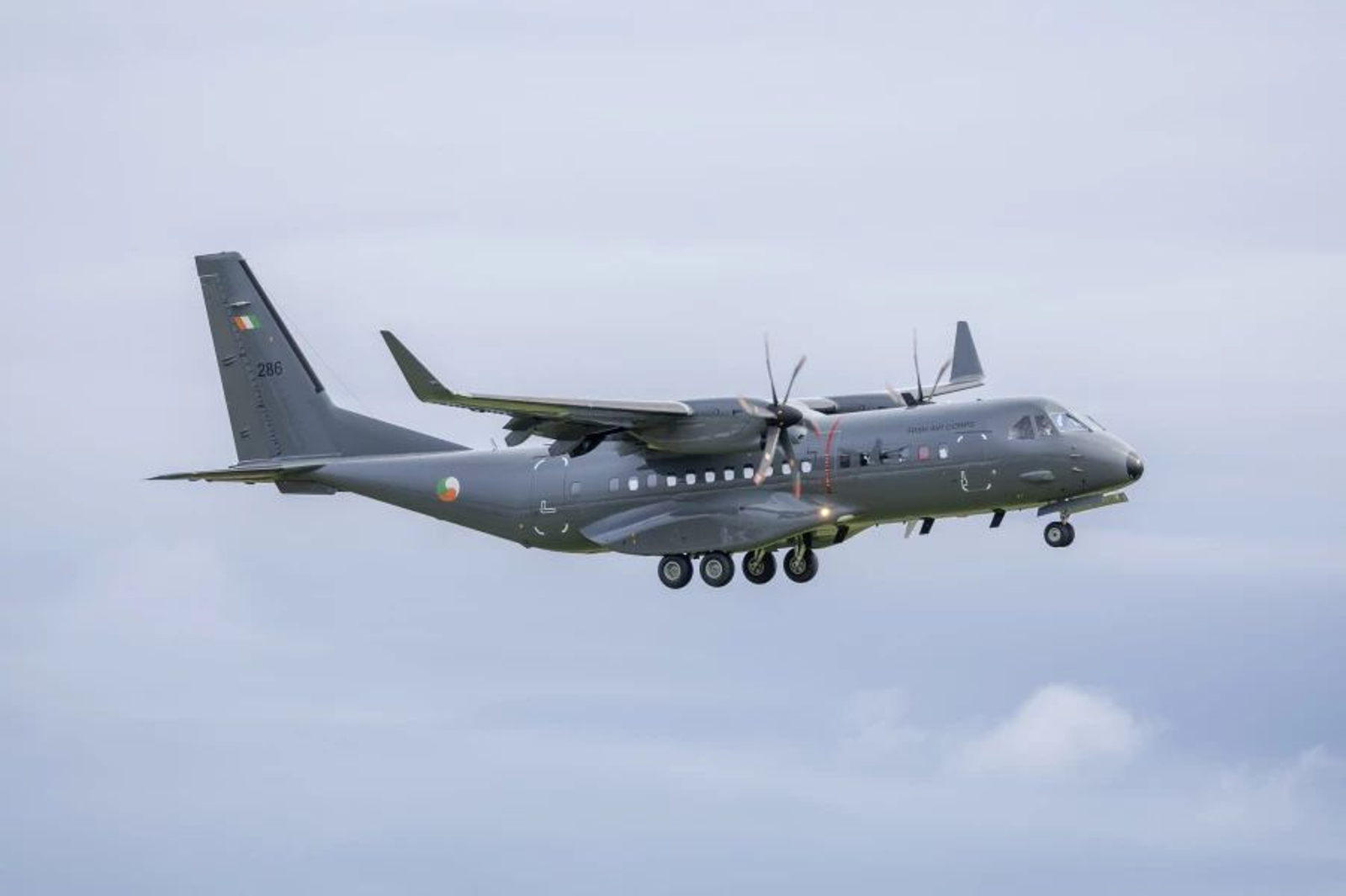 Tercer avión C295 que Airbus ha entregado a la Fuerza Aérea Irlandesa