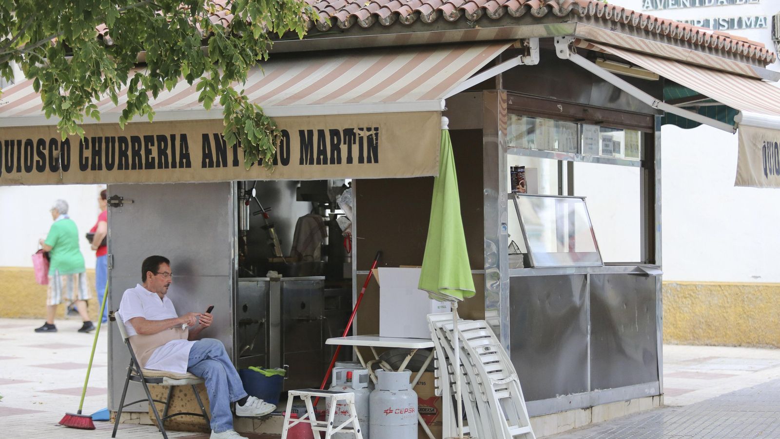 La churrería Antonio Martín, todo un clásico del barrio.