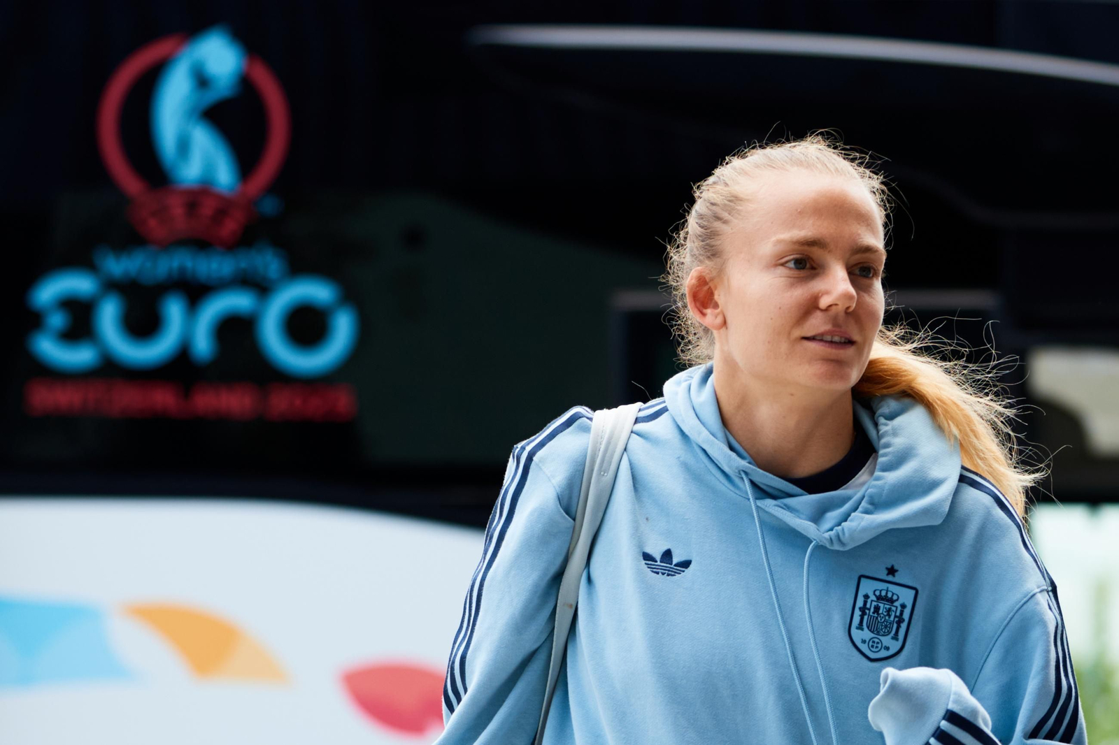 Las fotos de España antes de la final de la Eurocopa femenina