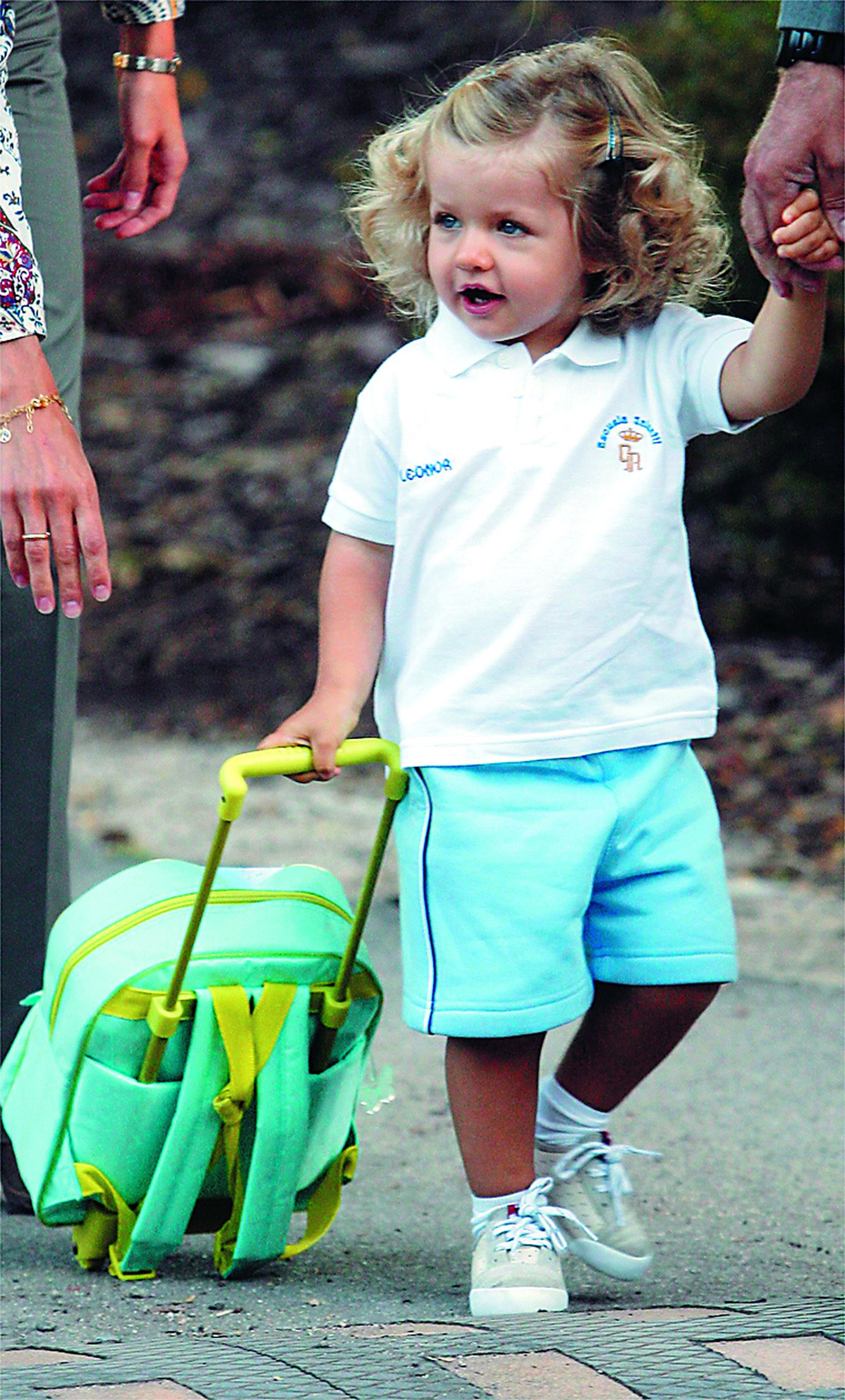 Doña Leonor en su primer curso en la guardería