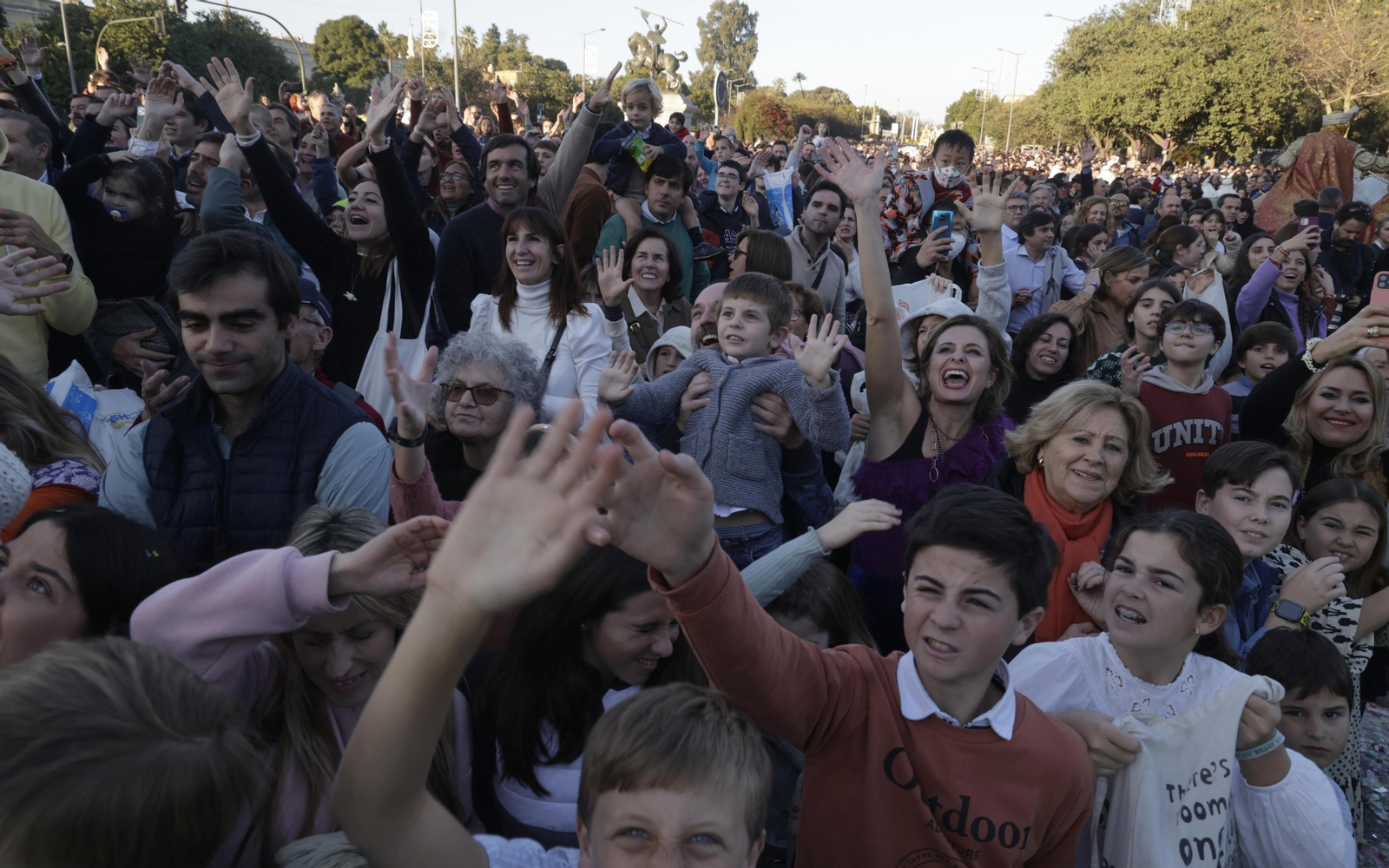 Las imágenes de la Cabalgata de los Reyes Magos en Sevilla
