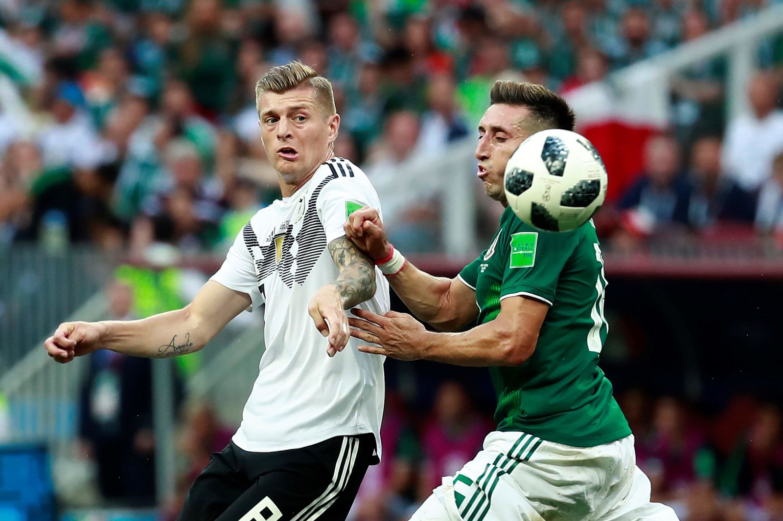 Las imágenes del Alemania-México