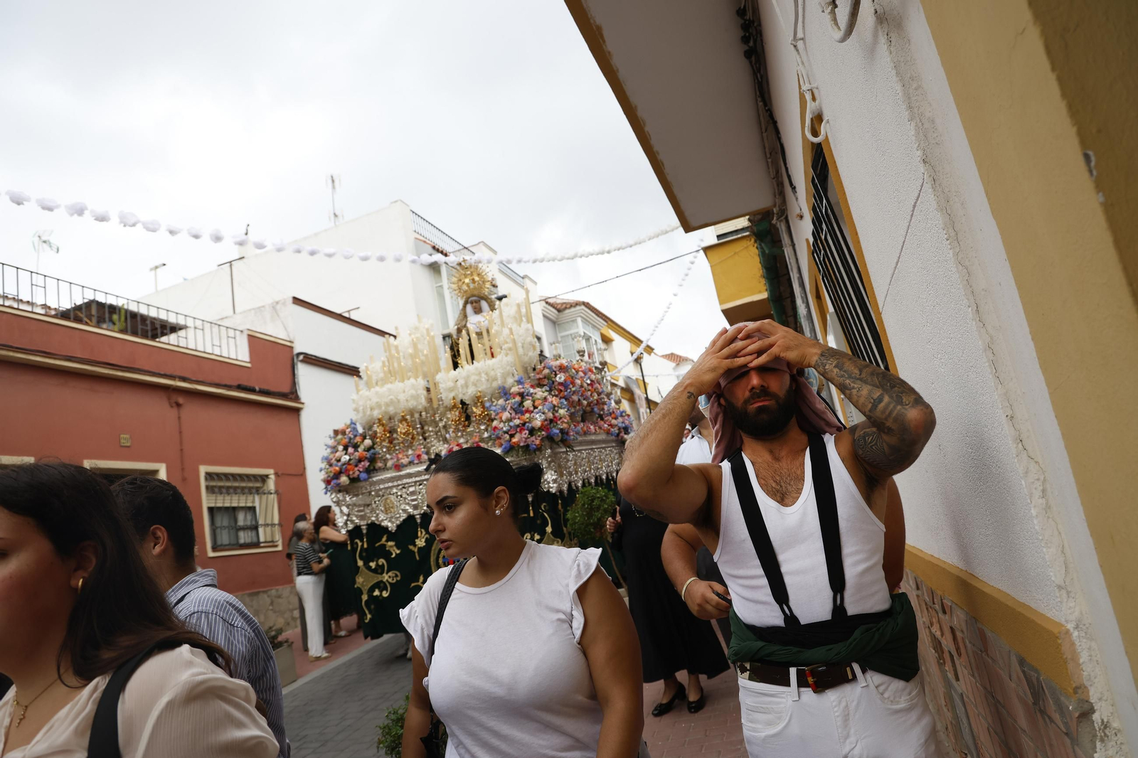 Las fotos de la peregrinación extraordinaria de la Esperanza de Algeciras a la iglesia de la Palma