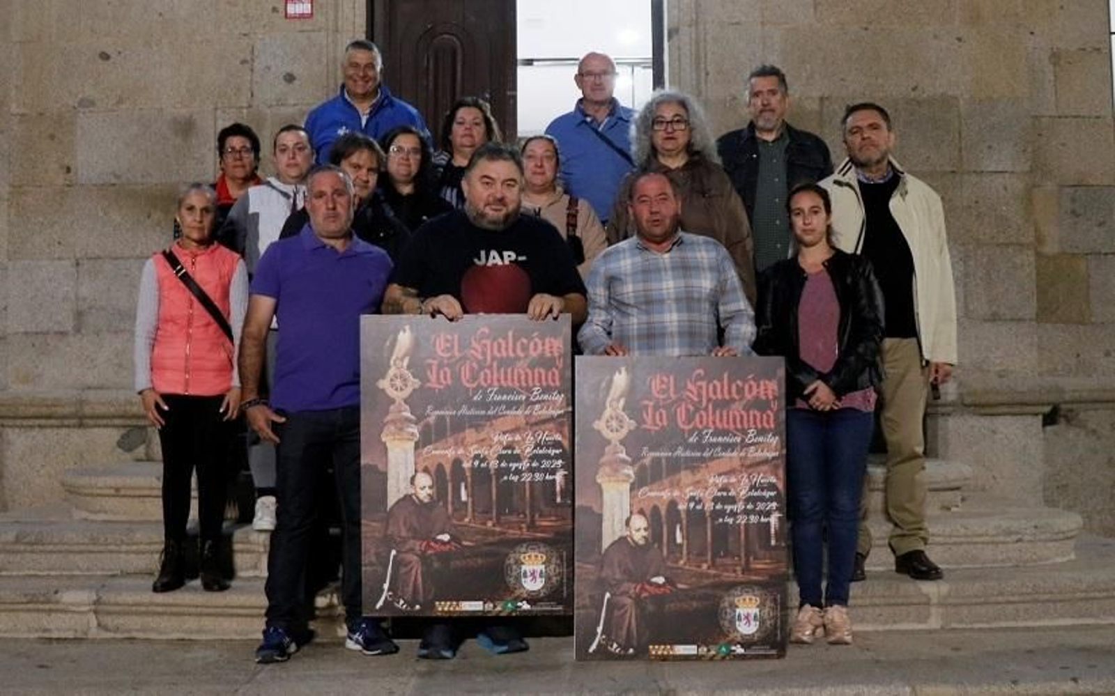 Presentación del cartel de la próxima edición del 'Halcón y la Columna'.