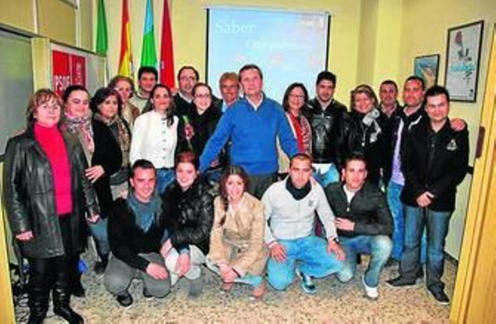 La candidatura socialista de Gonzalo Rodríguez.