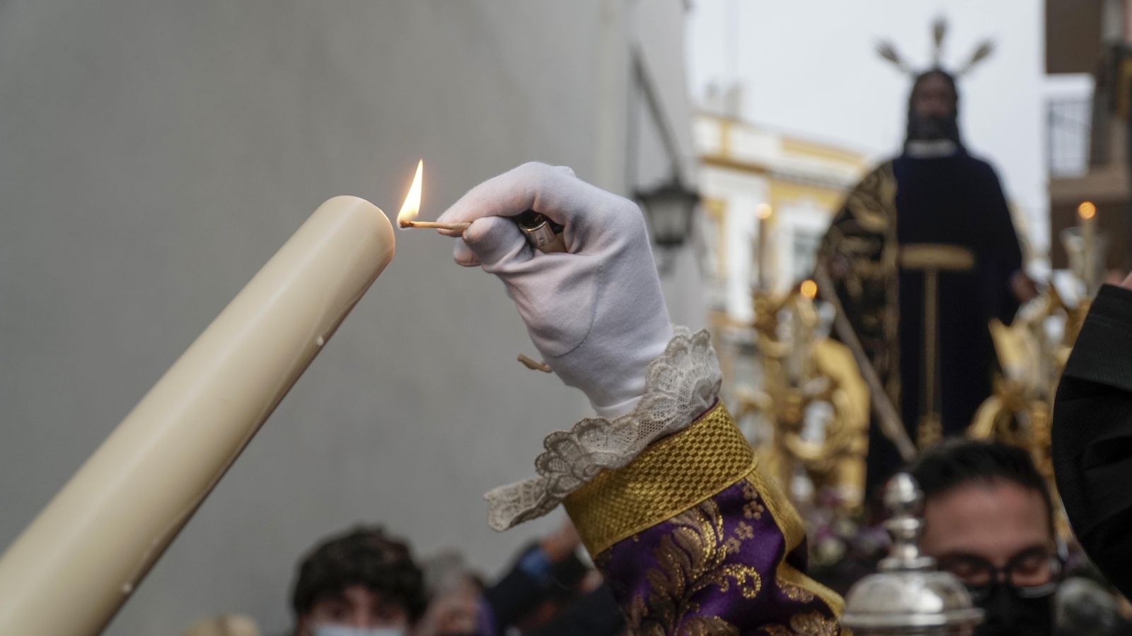 Imágenes del traslado del Beso de Judas