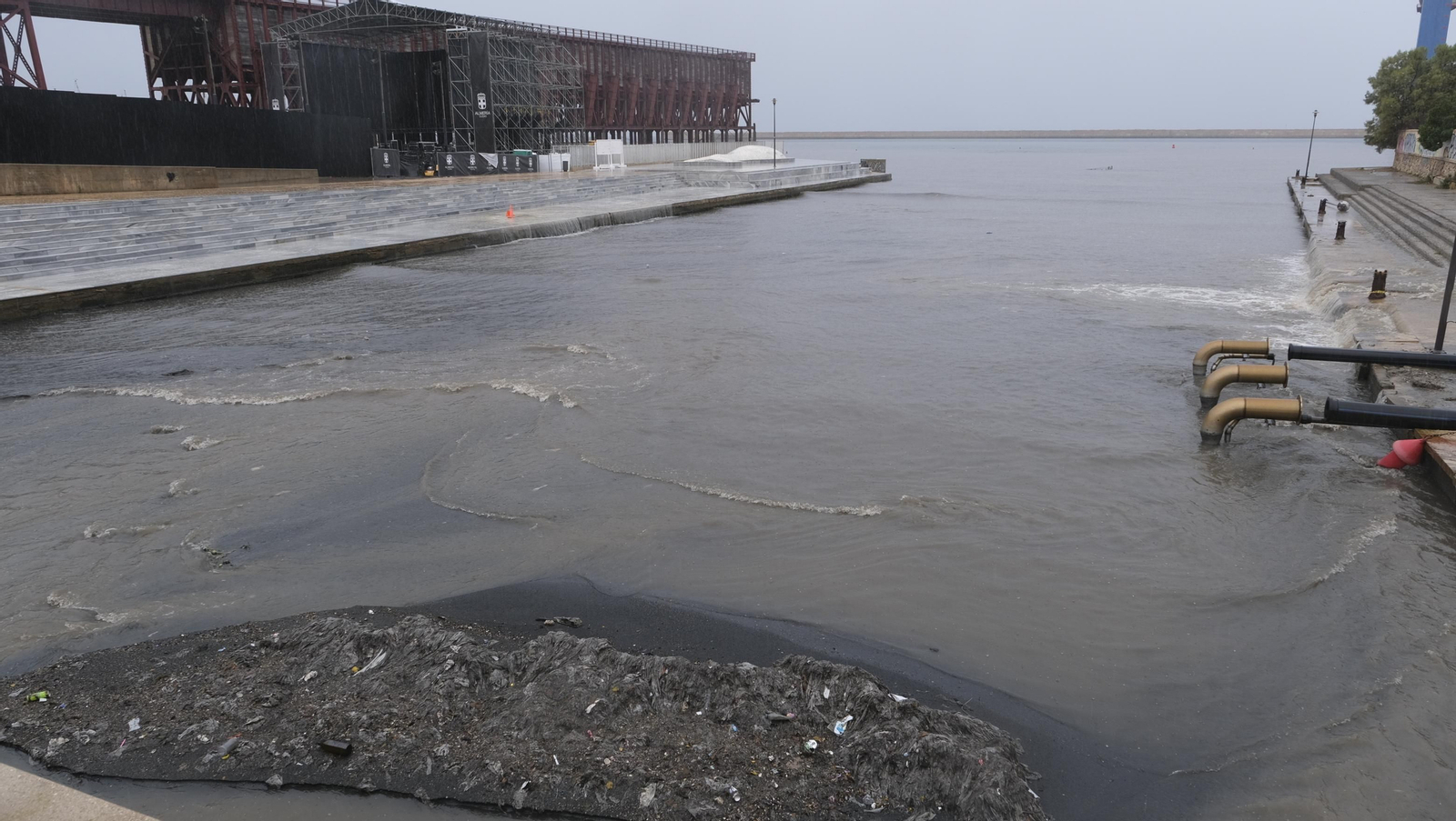 Los almerienses expresan su alegría por la lluvia