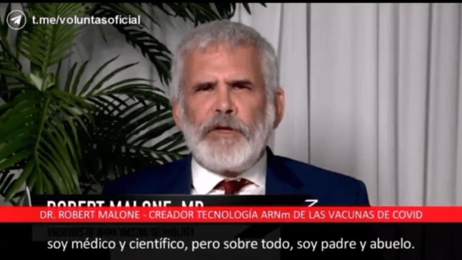 Foto del vídeo de Robert Malone