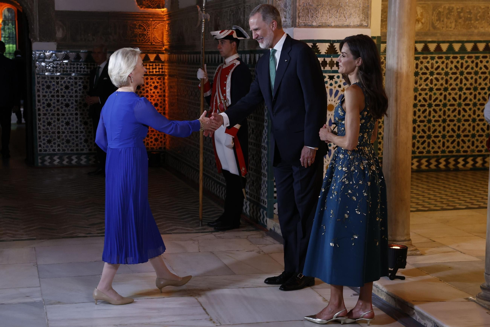 Las fotos de la cena de gala dada por los Reyes previa a la cumbre de la ONU en Sevilla