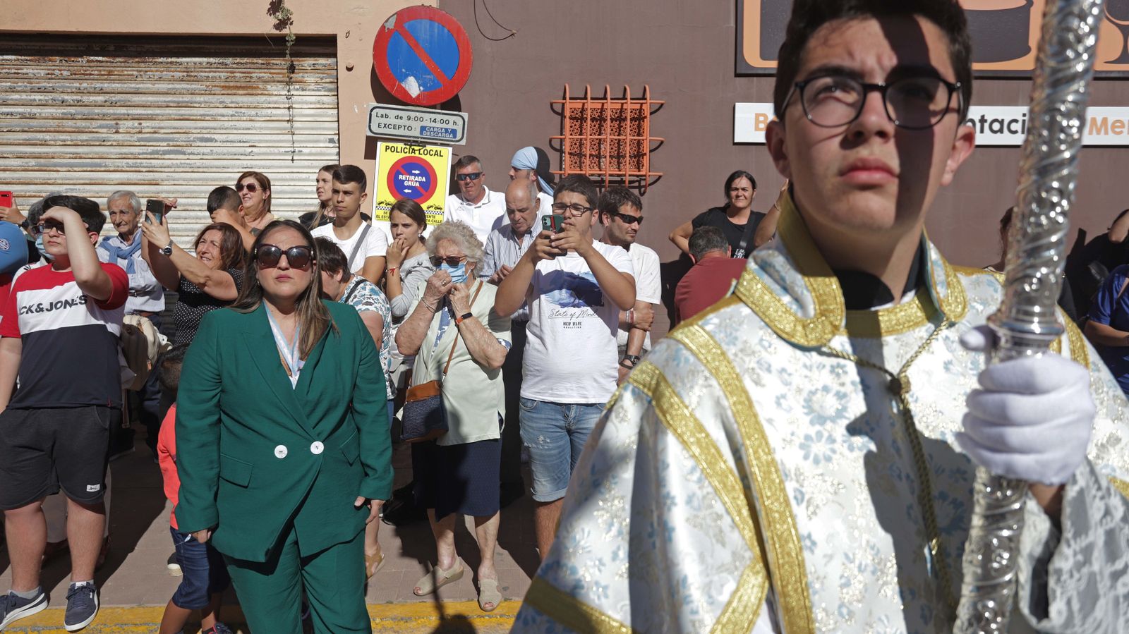 Fotos de la procesión de María Auxiliadora en La Línea