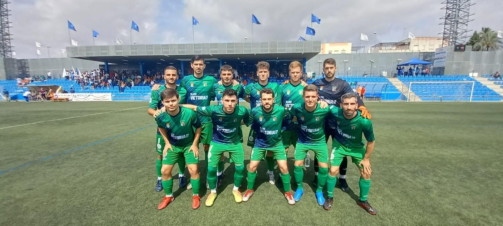 Formación que ha presentado el Guadalcacín en Alcalá.