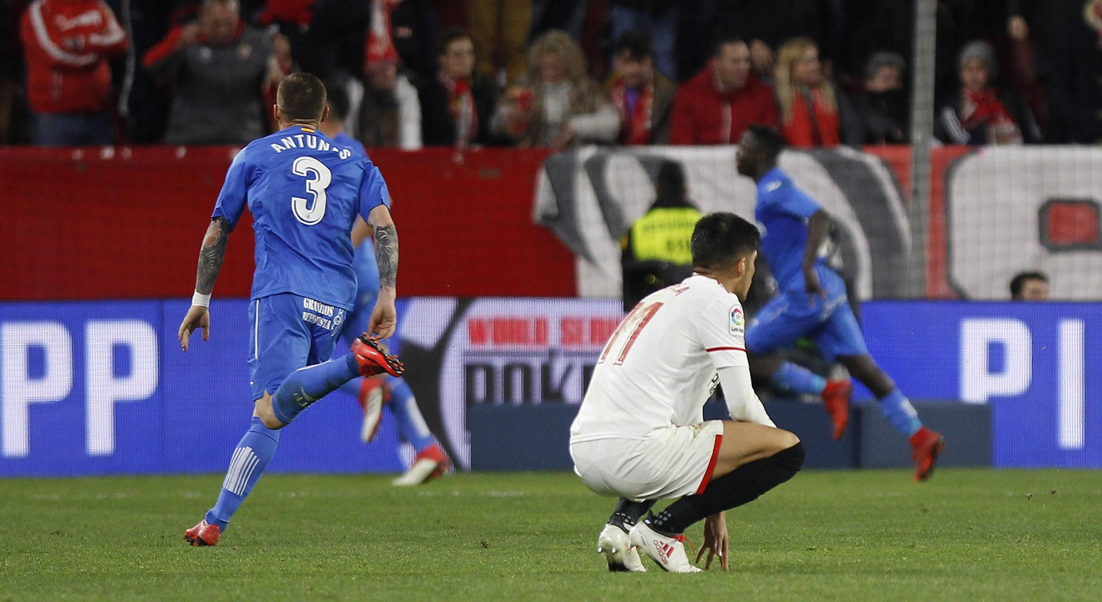 El Sevilla-Getafe en imágenes