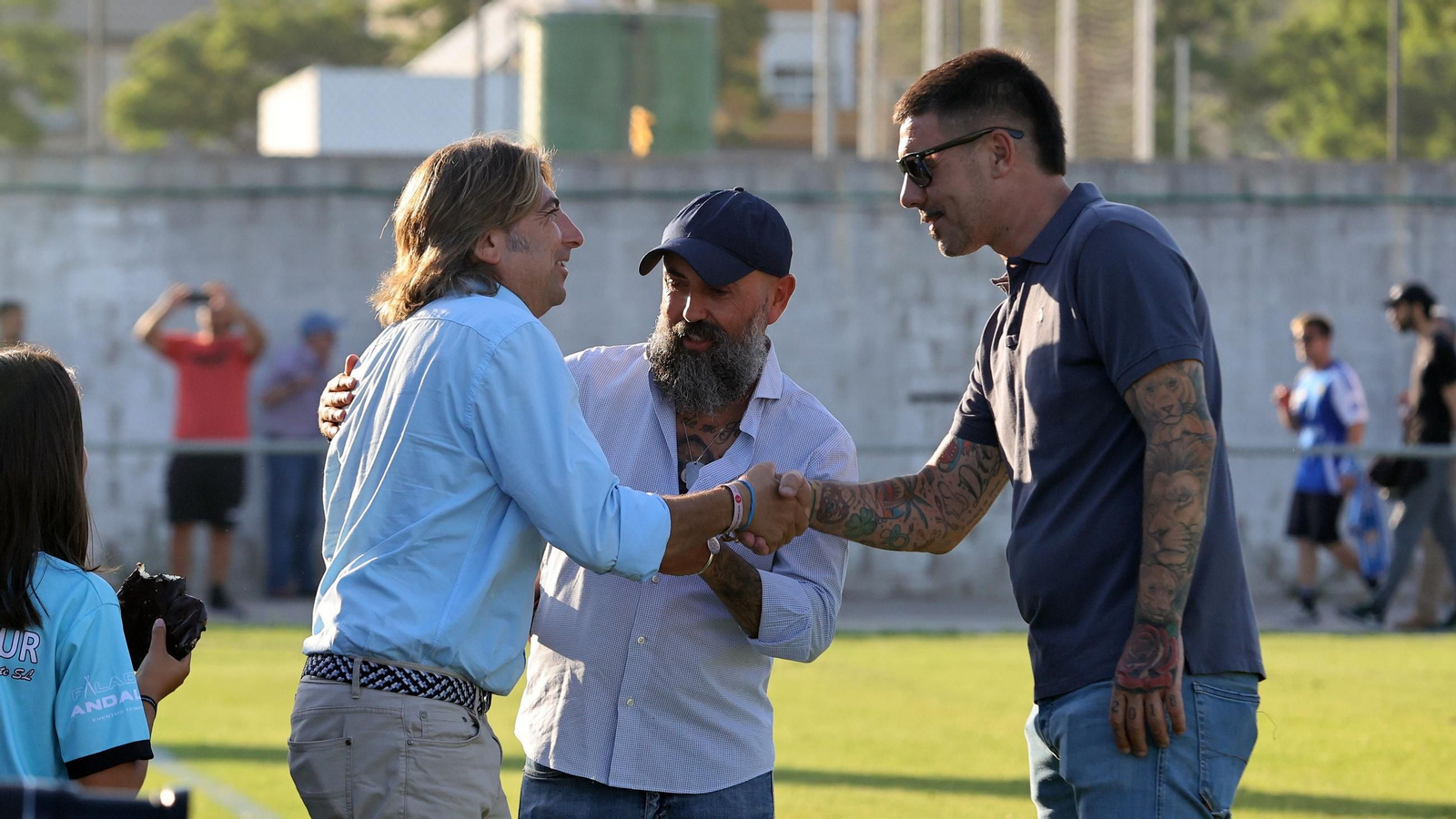 Imágenes del Trofeo Pedro Garrido entre el Jerez Industrial y el Xerez CD
