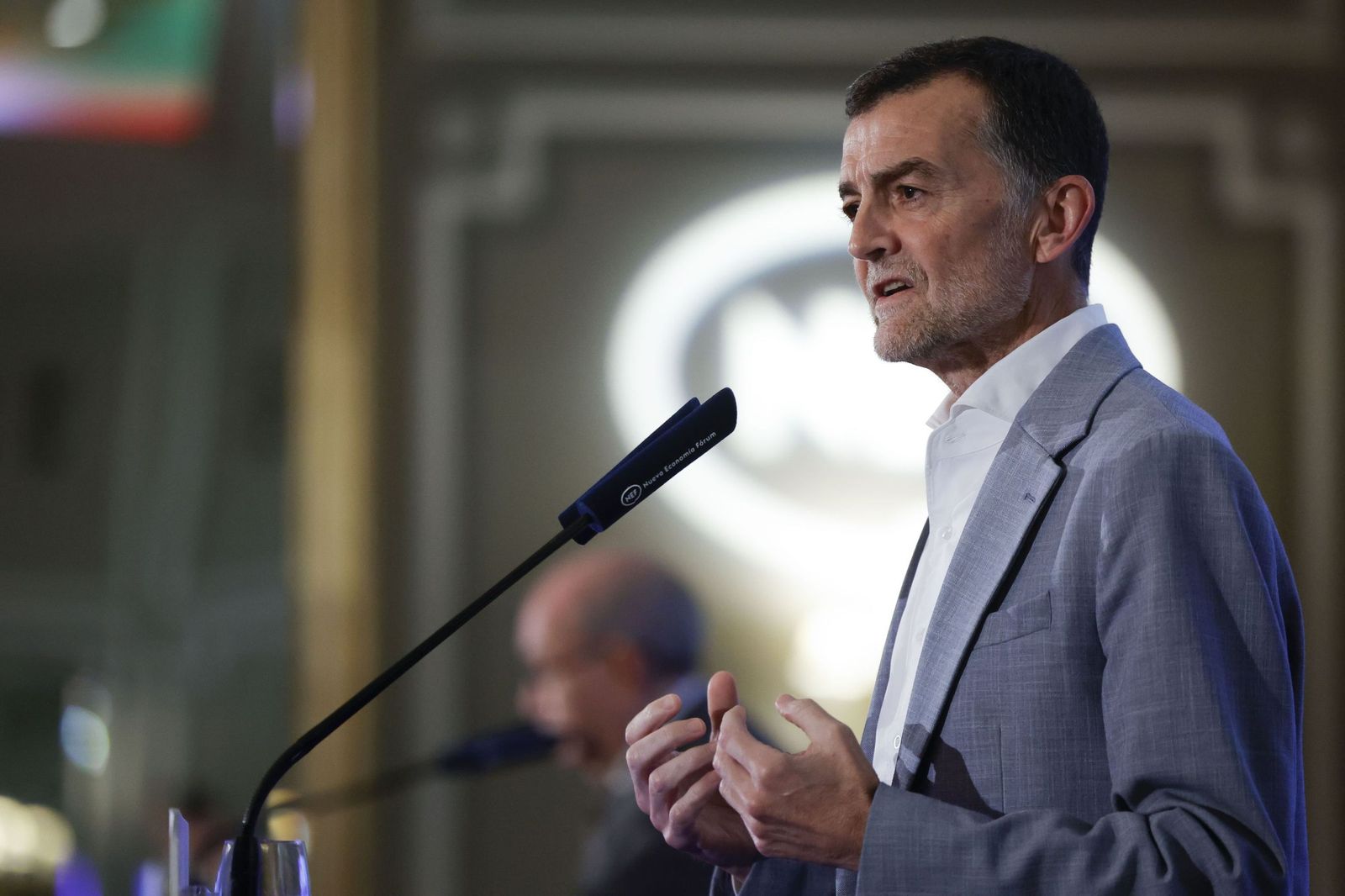 El coordinador general de IU, Antonio Maíllo, este lunes.