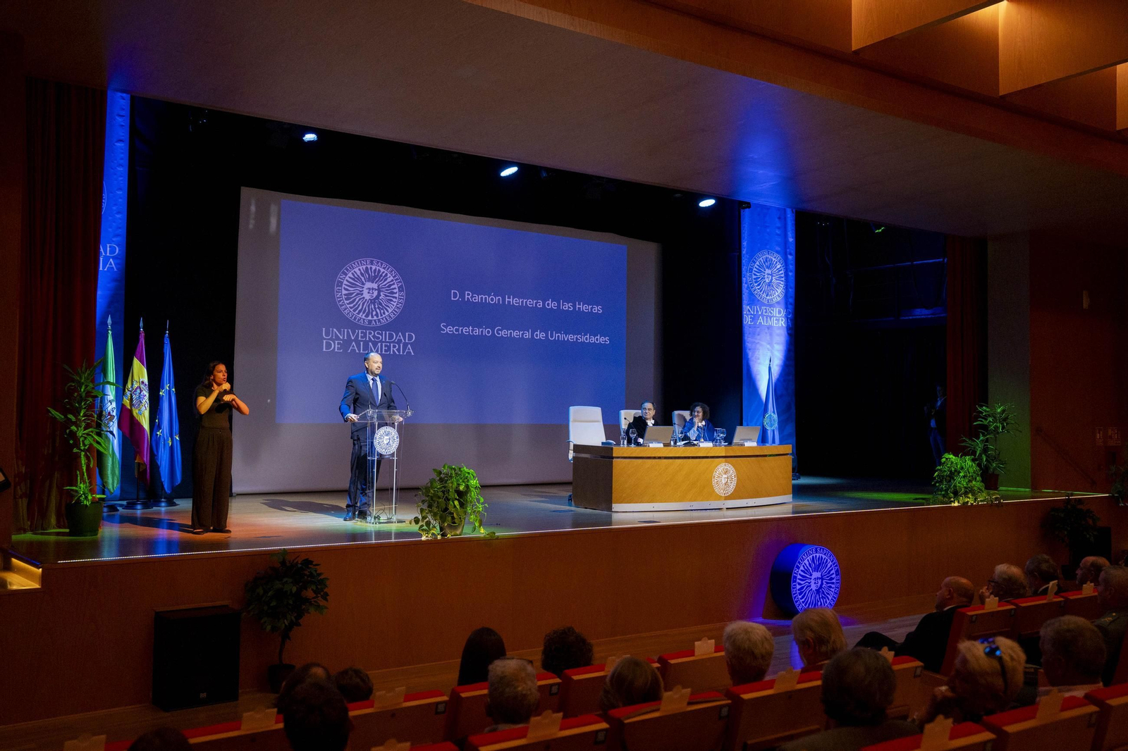 Acto académico de apertura del curso 2025-2026 en la UAL