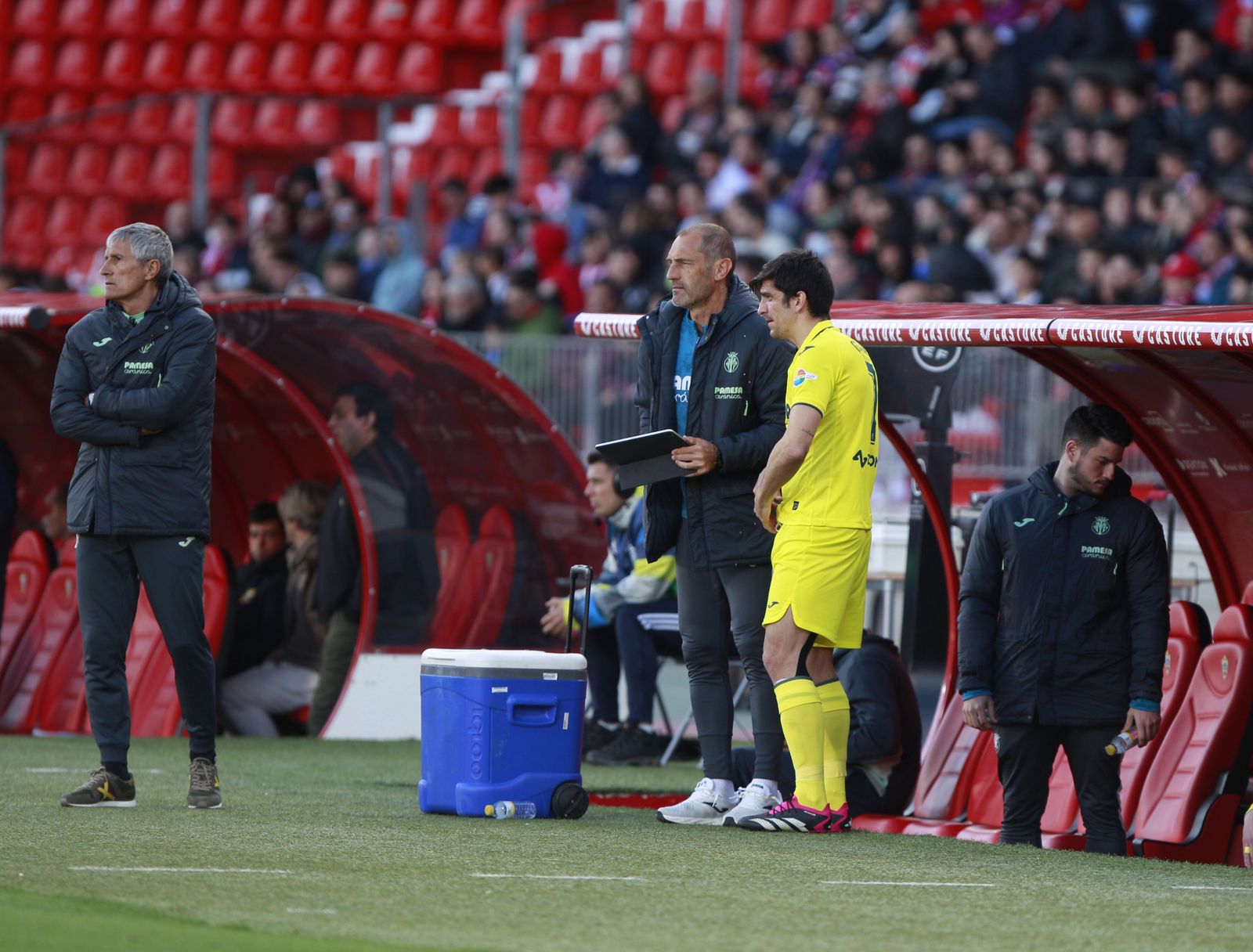 Imágenes de la derrota de la U.D. Almería ante el Villarreal por 0 a 2