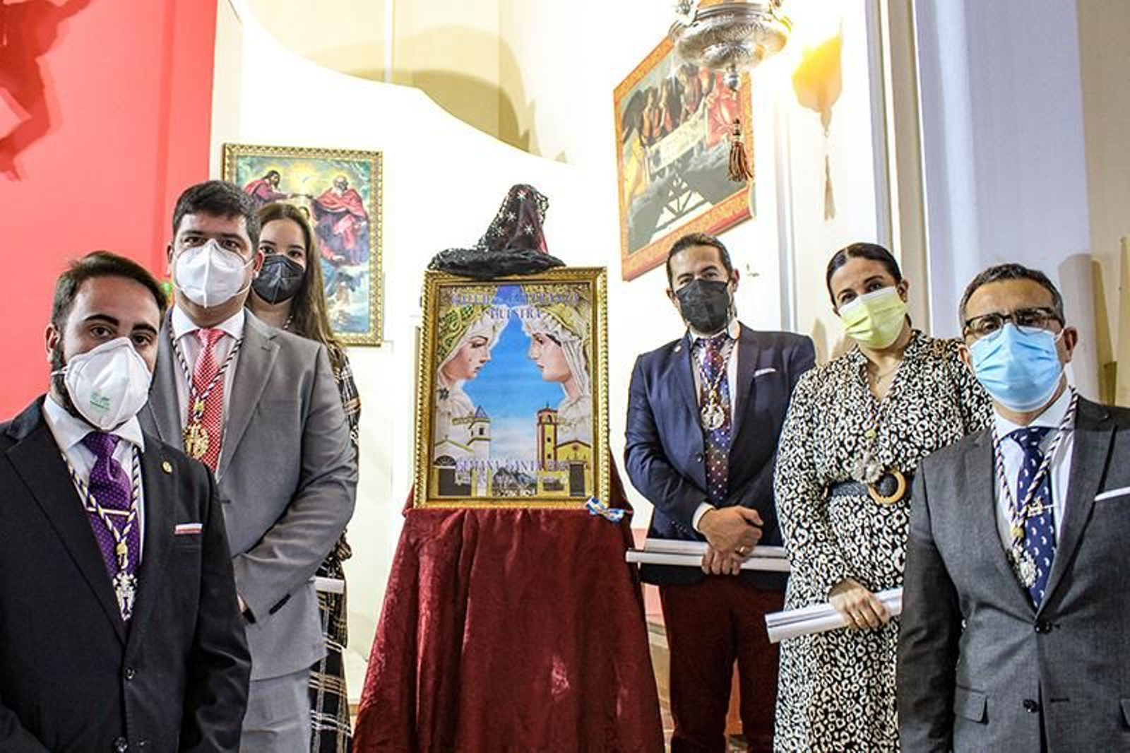 Presentación del cartel conjunto de las hermandades de San Pedro y La Esperanza de La Línea.