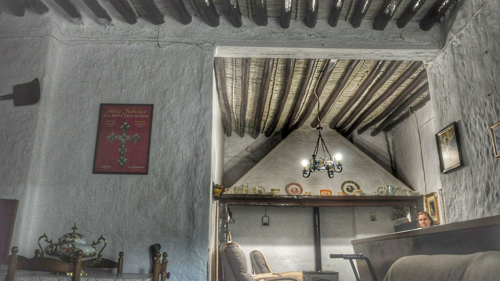 Interior de la Venta de la Gallega en Alcora en Canjáyar.