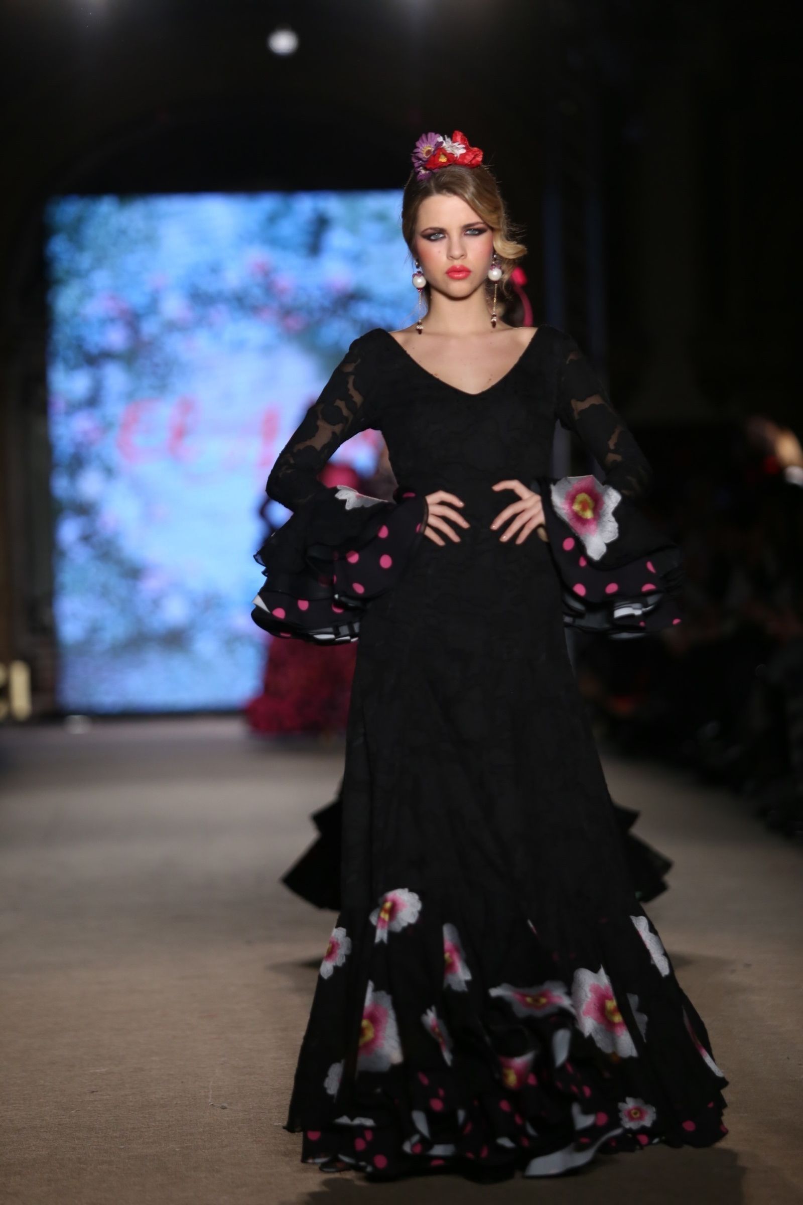 El traje de flamenca negro de 2019, sinónimo de elegancia