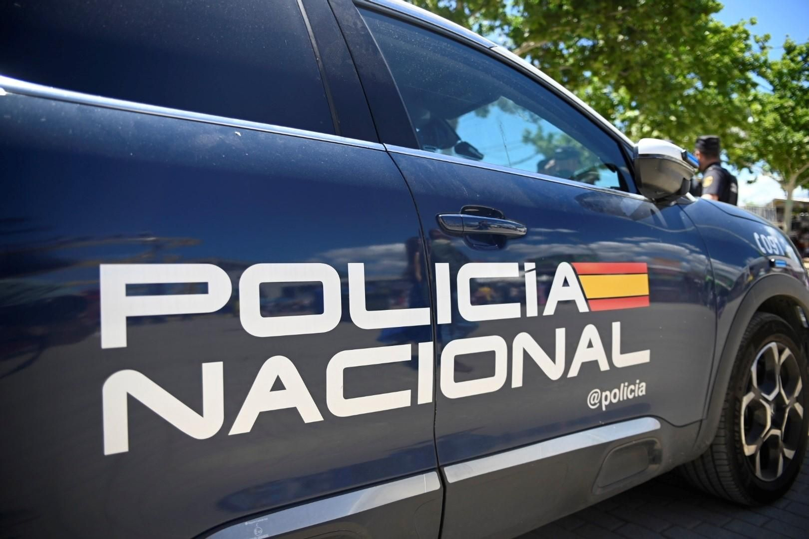 Un coche patrulla de la Policía Nacional. Un coche patrulla de la Policía Nacional.