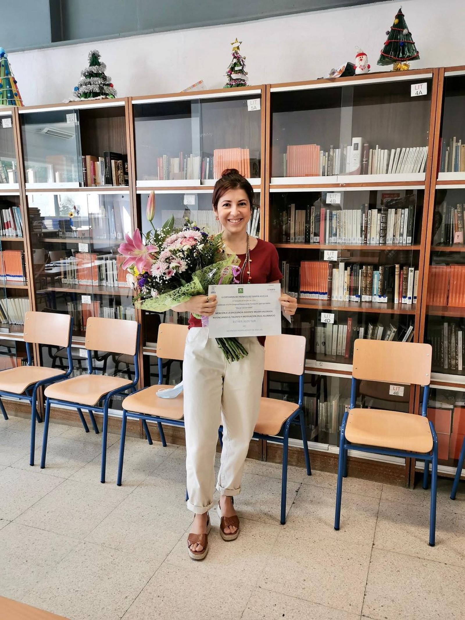 La profesora del IES Pintor Pedro Gómez, Esther Alex Tur.