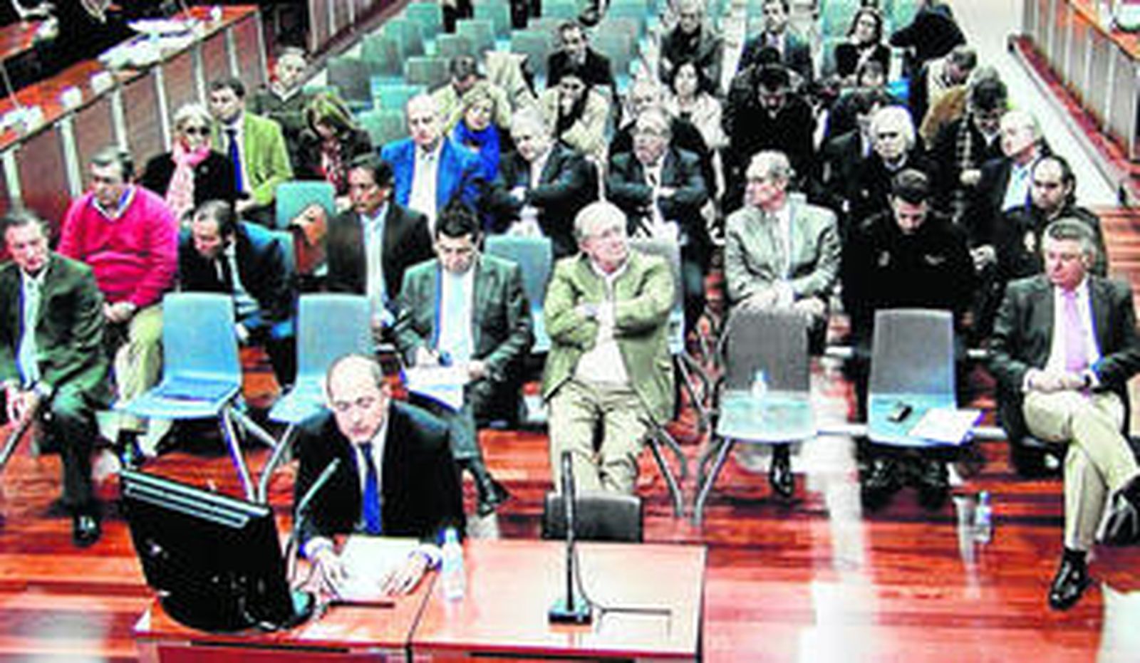 El principal accionista de Aifos, Jesús Ruiz Casado, ayer, durante su declaración ante el tribunal que juzga el caso Malaya.