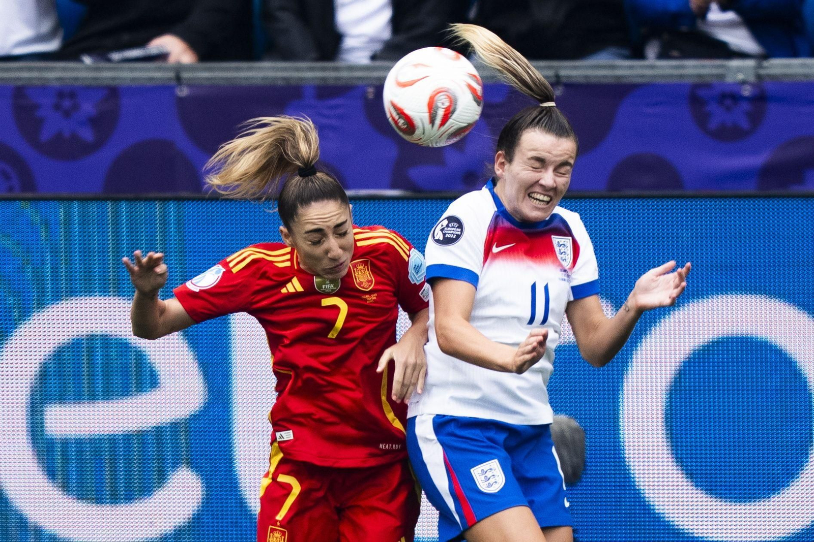 Las mejores imágenes de la final España - Inglaterra de la Eurocopa femenina