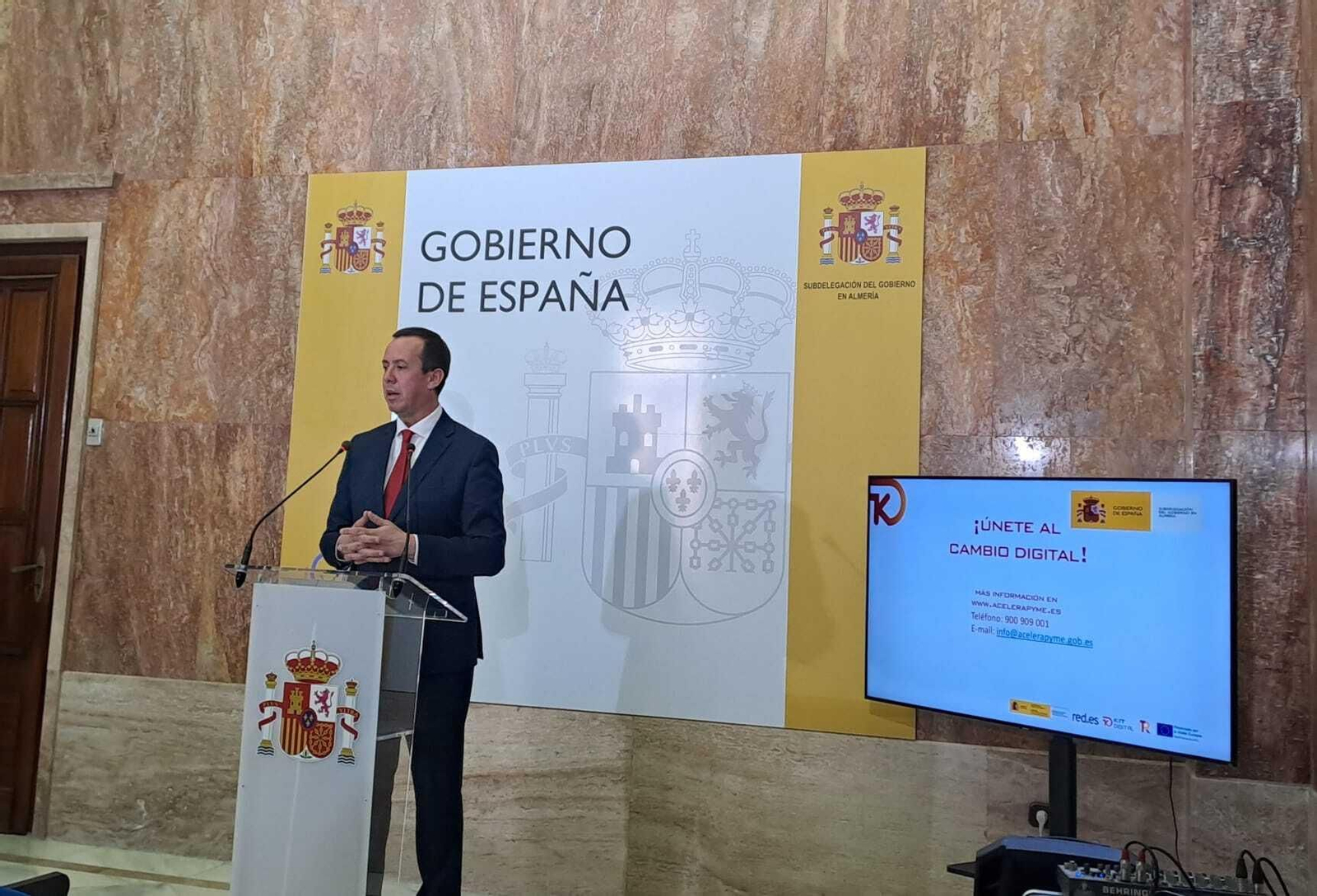 José María Martín, subdelegado del Gobierno en Almería.