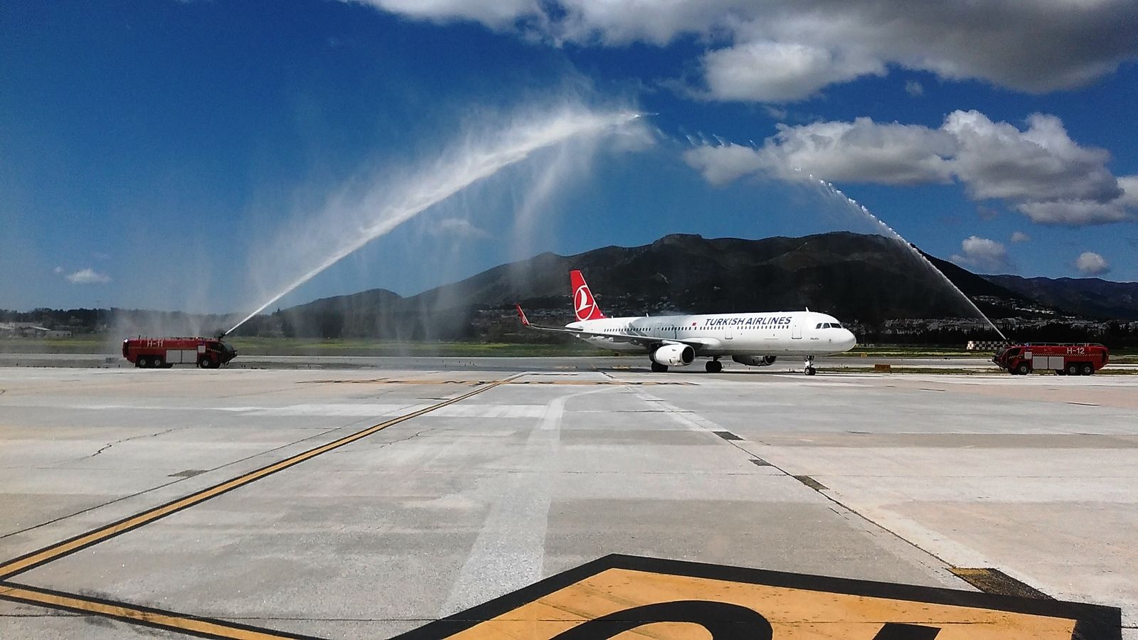 Un avión de la compañía Turkish Airlines.