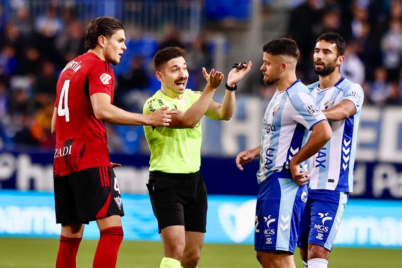 El Málaga CF-Mirandés, en fotos