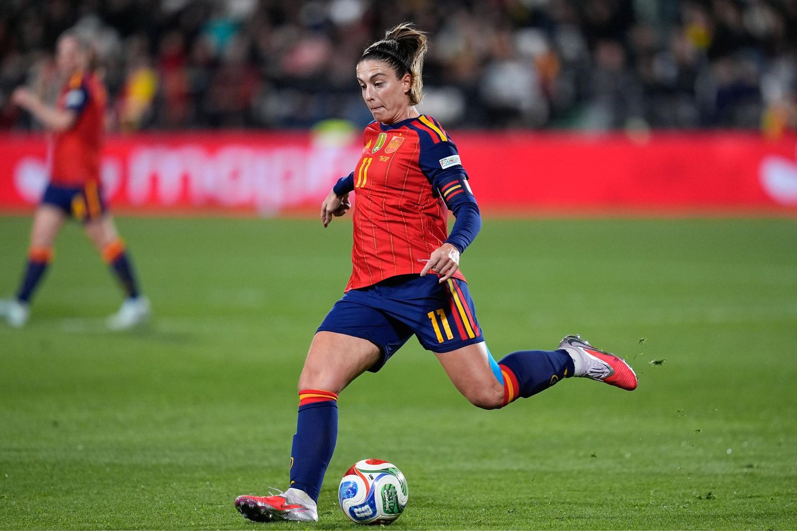 Las fotos del España-Islandia de fútbol femenino