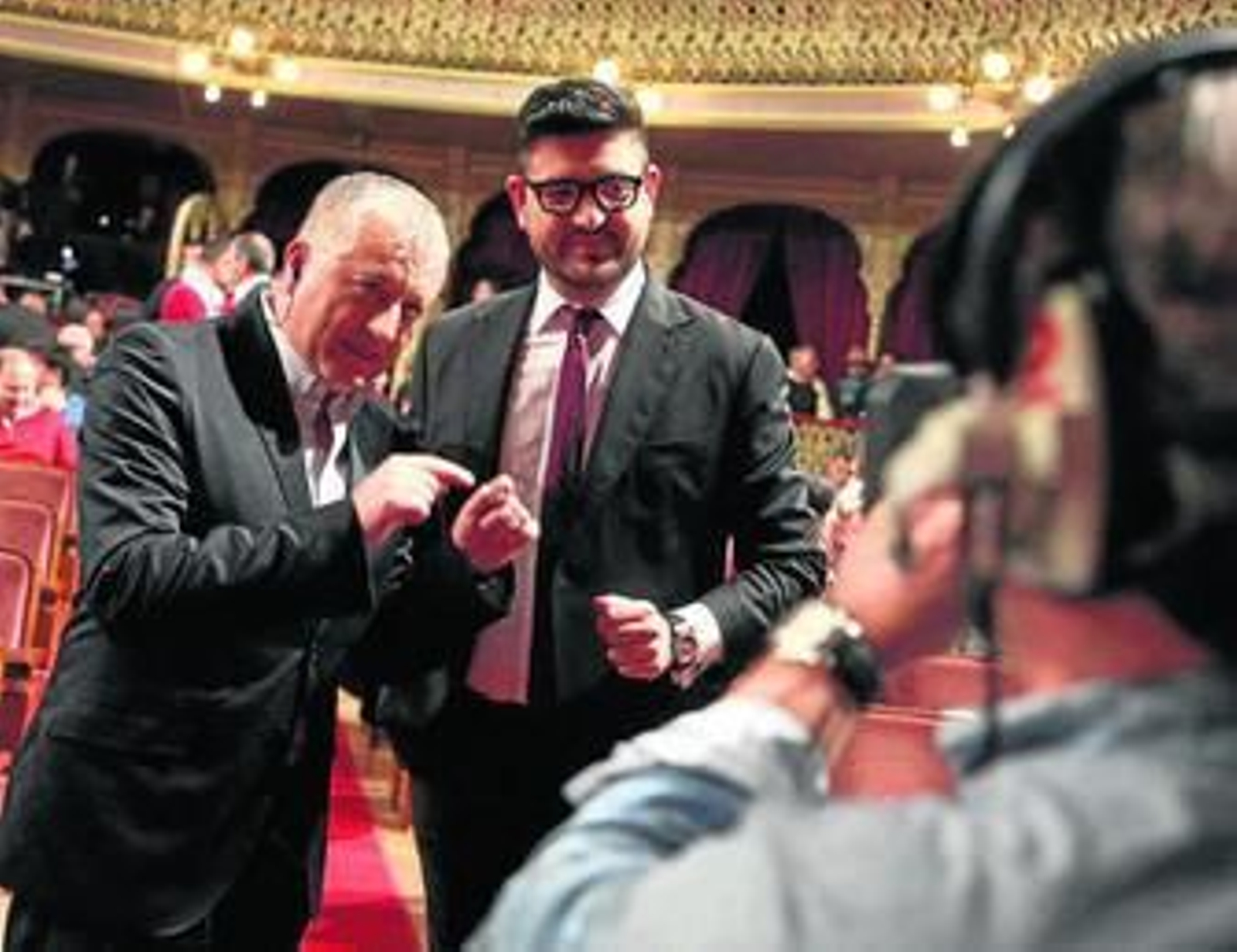 Manolo Casal y Manu Sánchez, durante una retransmisión del Carnaval de Cádiz del pasado año.