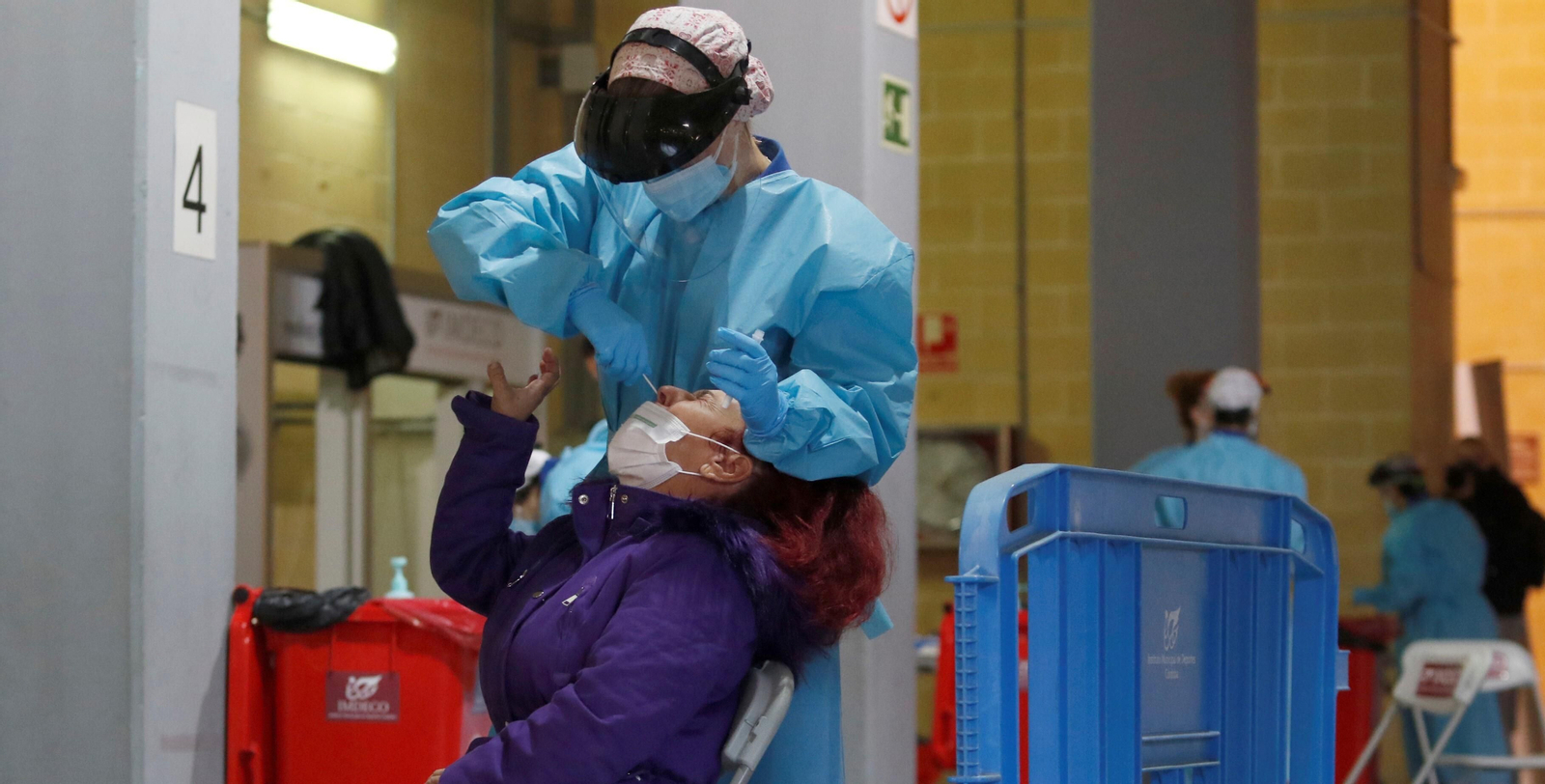 Uno de los cribados de covid-19  realizados en Córdoba.