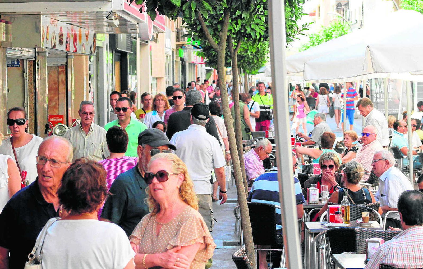 La calle Regino Martínez de Algeciras.