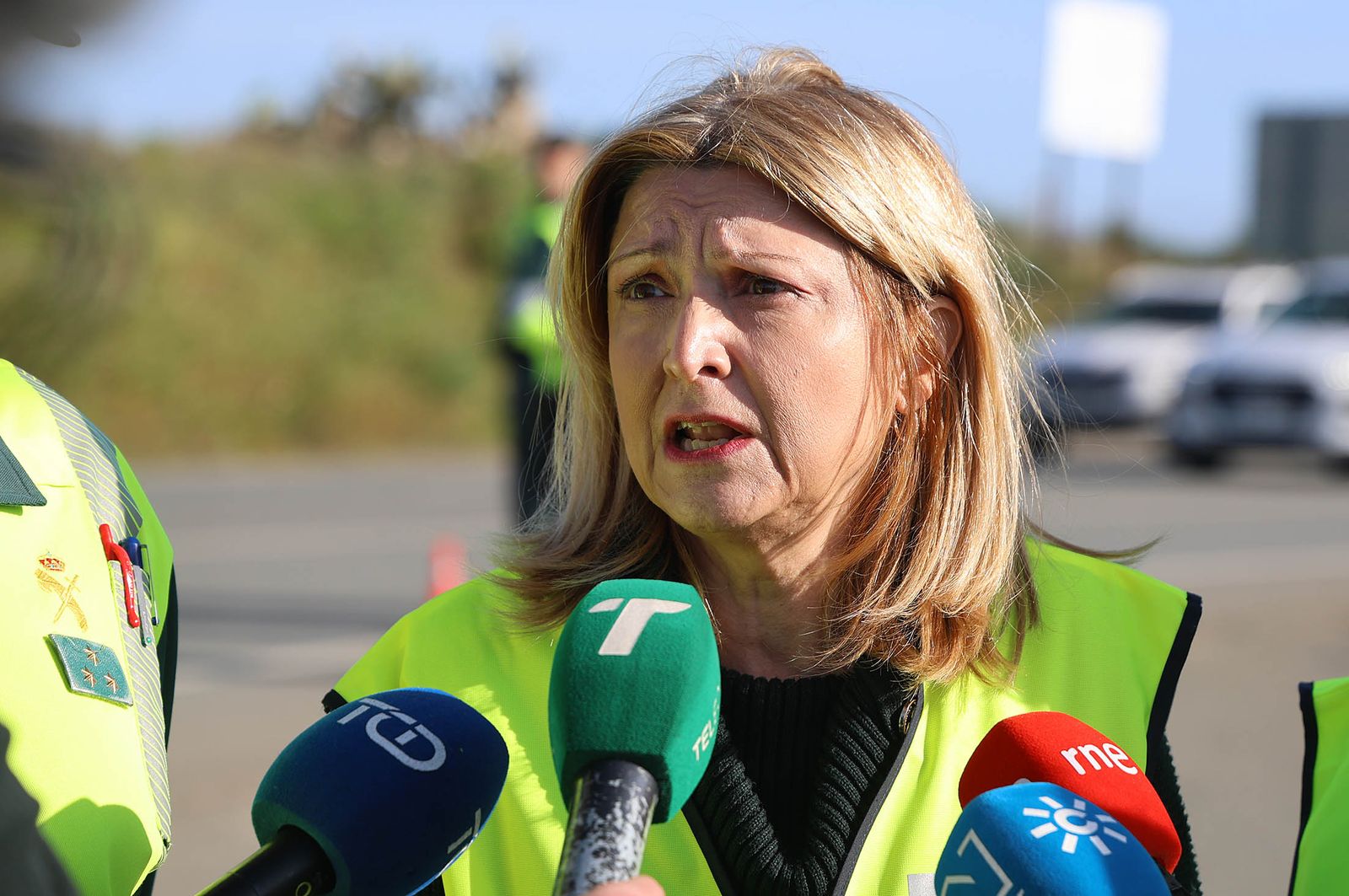 Imágenes de la Campaña de Control y Vigilancia diseñada por la DGT en Huelva