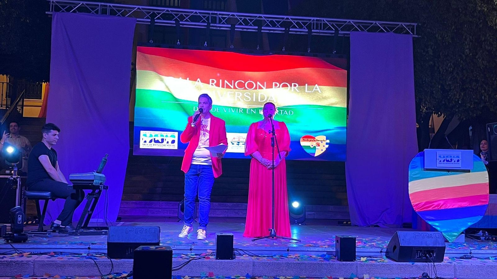 Charo Reina en la gala del Día del Orgullo LGTBIQ+