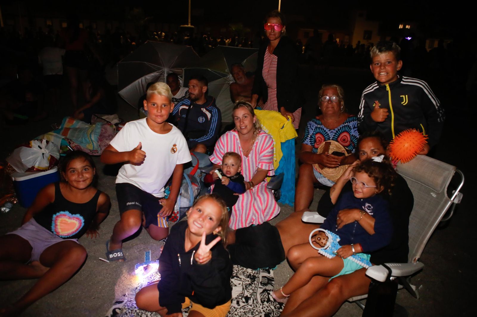 Fotos de la noche de San Juan en las playas de La Línea.