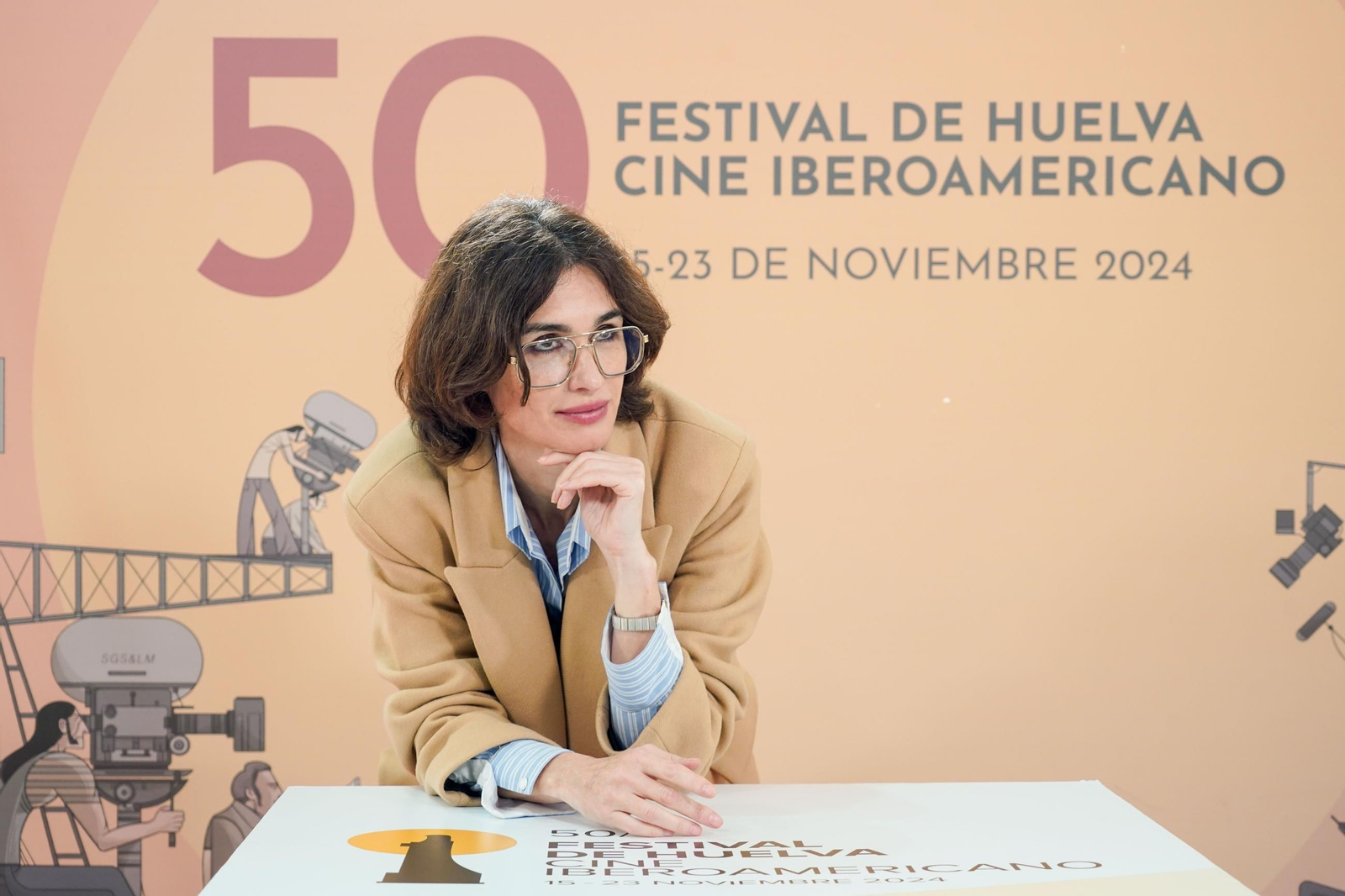 Imágenes de Paz Vega, ganadora del Premio Luz de la 50 edición del Festival de Cine Iberoamericano