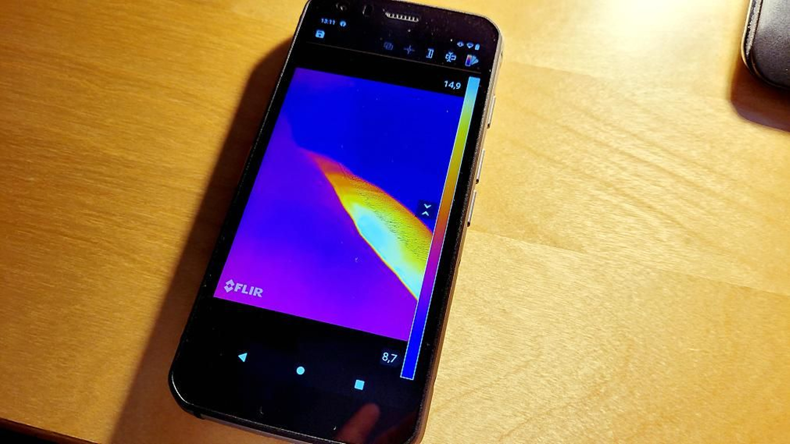 La cámara técnica del smartphone Cat S62 Pro