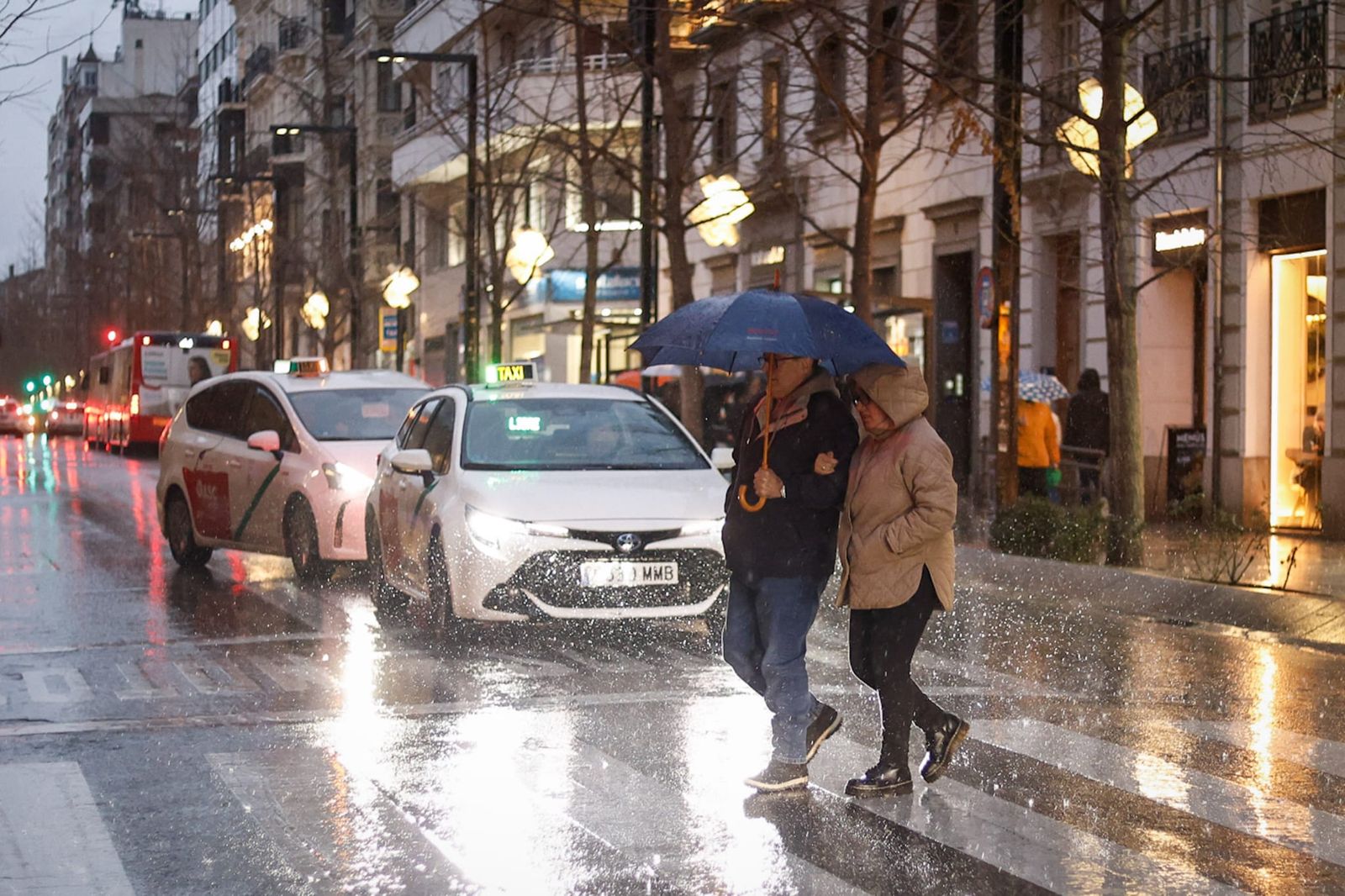 El paso de la borrasca Joseph por la provincia de Granada, en imágenes
