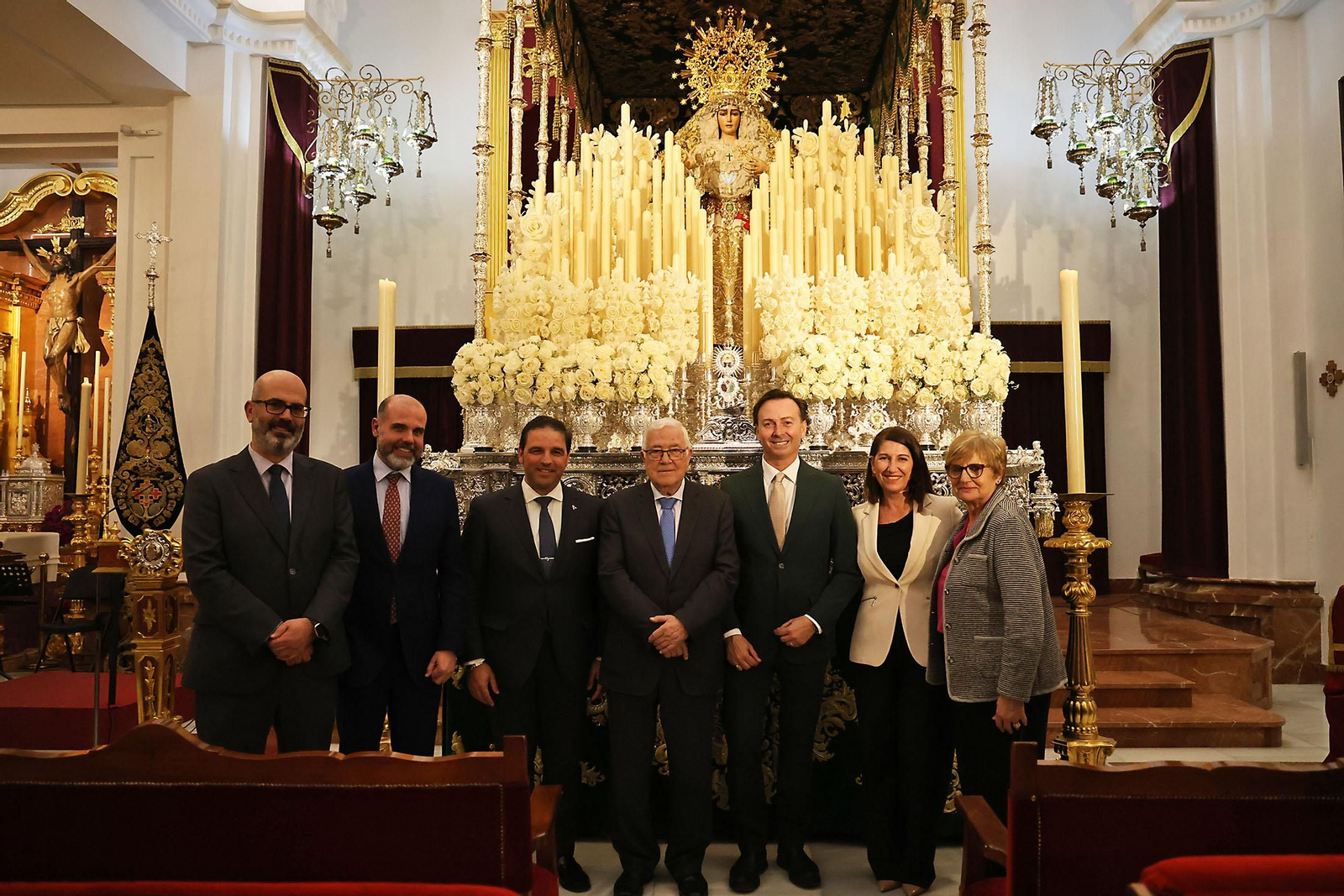 Imágenes del ambiente en la Exaltación a la Saeta de Huelva