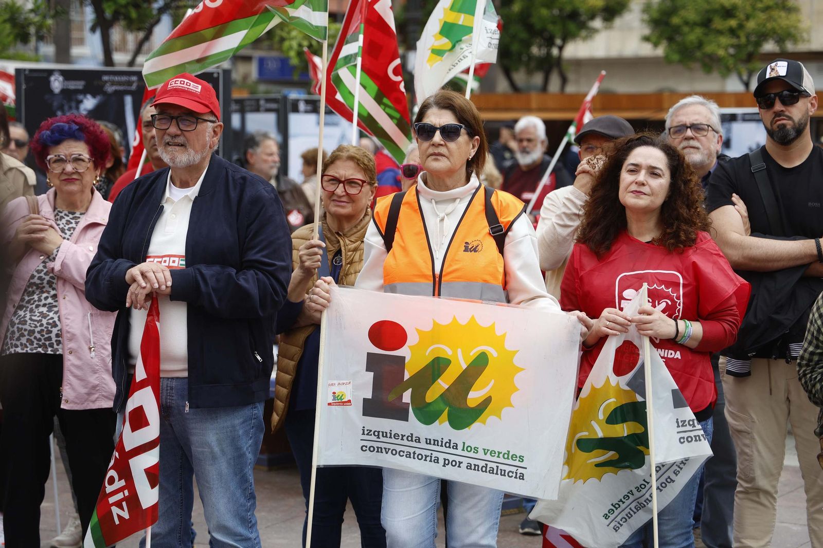 Fotos de la manifestación del Primero de Mayo en Algecira