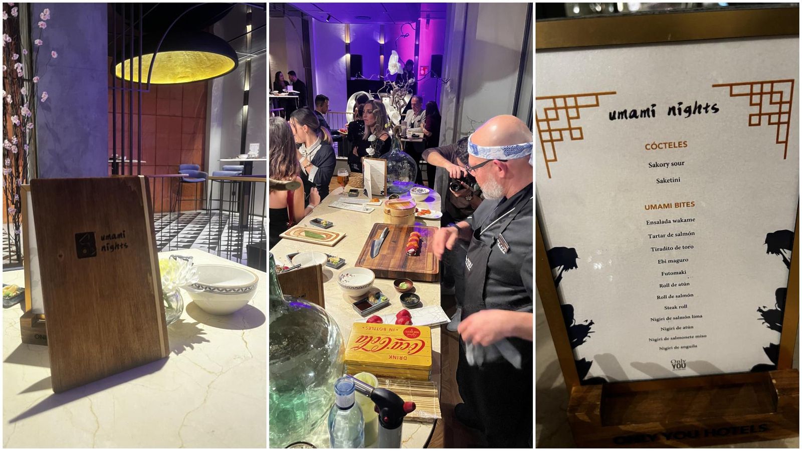 La experiencia 'Umami Nights' en el restaurante Carmen de Only YOU Málaga.