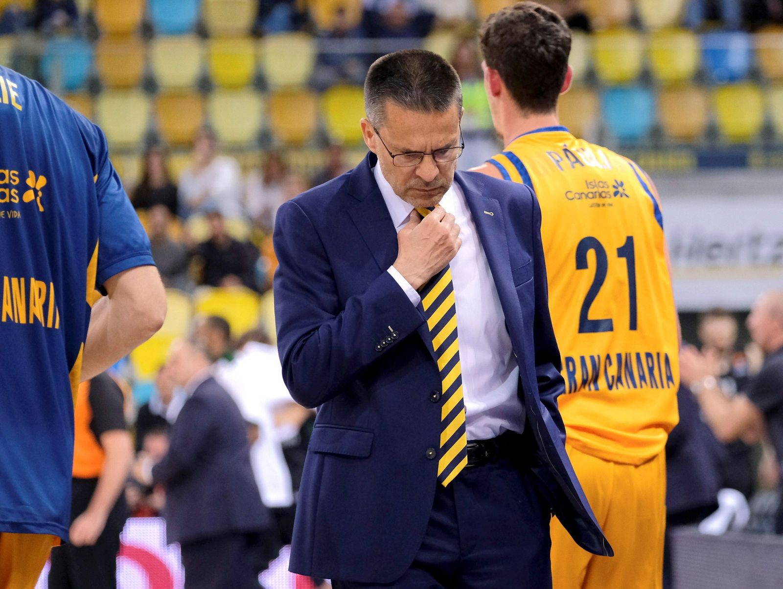 Pedro Martínez, el pasado jueves ante el Darussafaka.