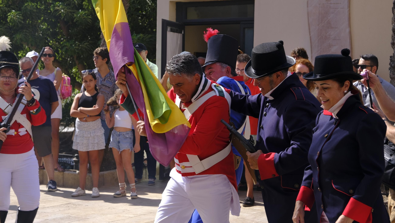 Recreación histórica de Los Coloraos, en imágenes