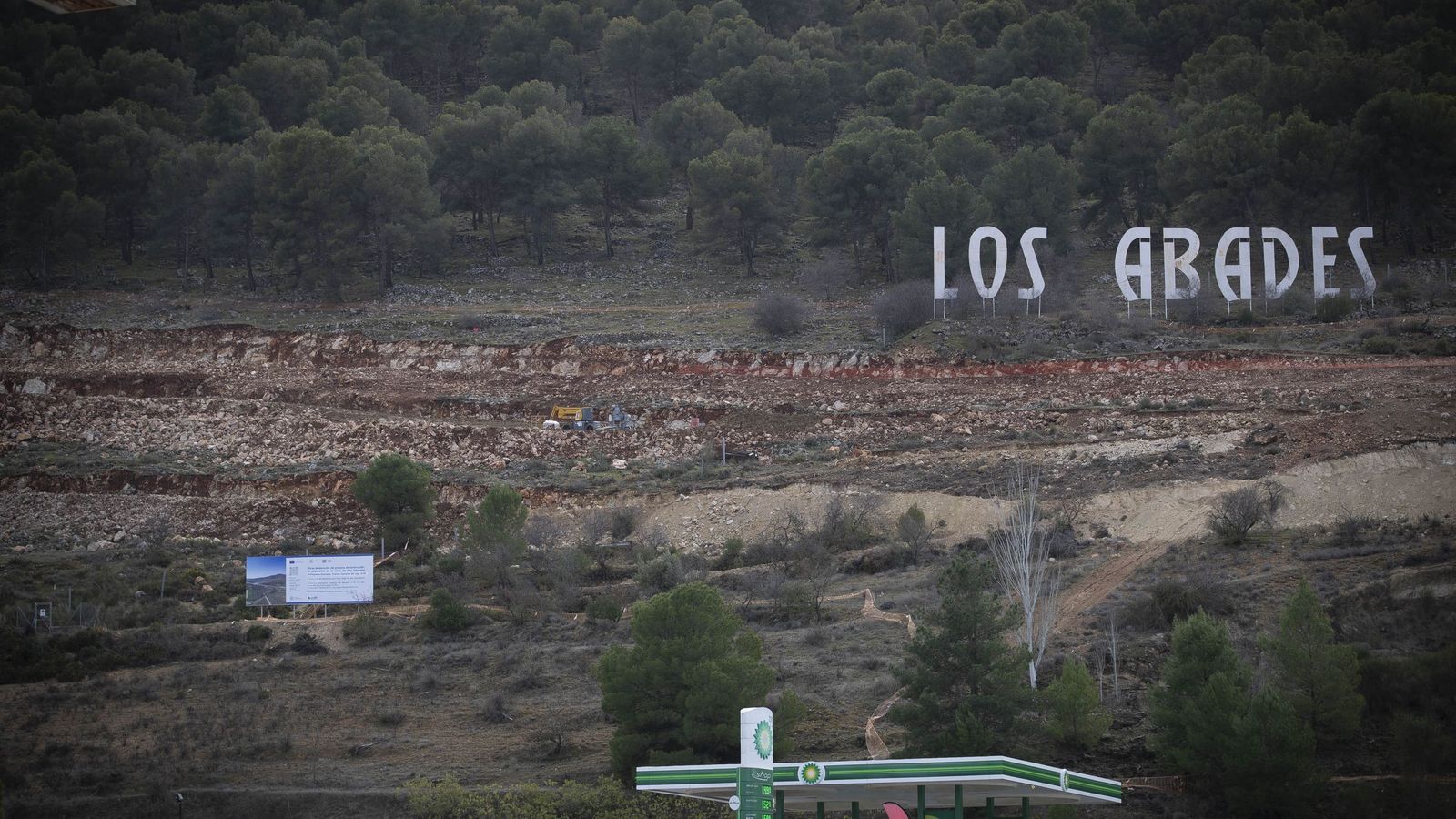 Las obras de la Variante de Loja atraviesan la Sierra Gorda y pasan cerca de Los Abades