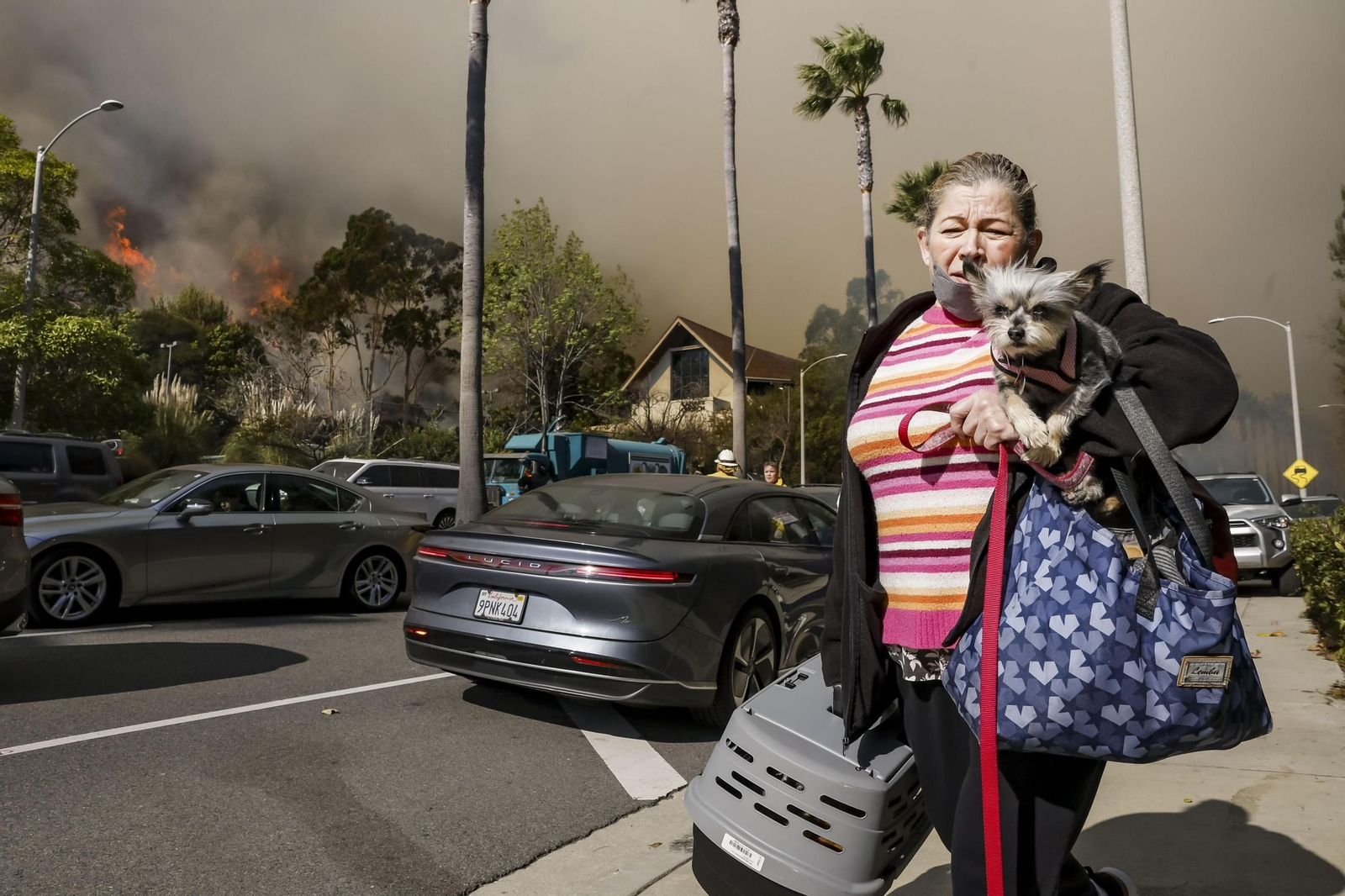 Las impactantes imágenes de los incendios de California