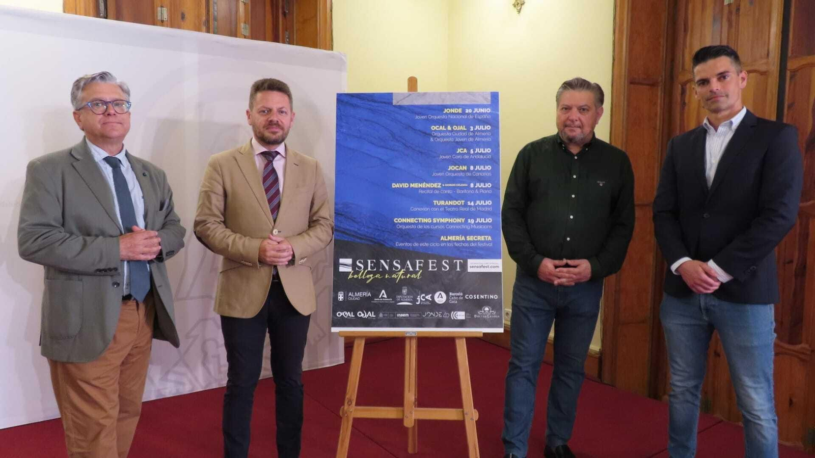 Santiago Alfonso, José Ángel Vélez, Diego Cruz y Domingo Escobar.