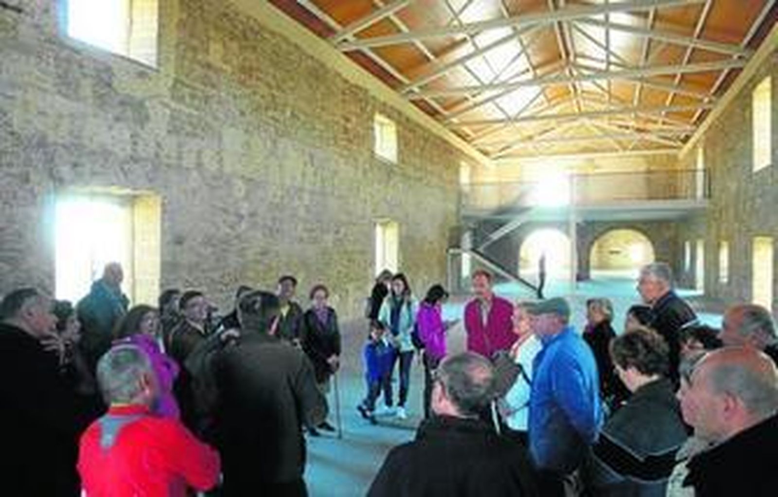 Una imagen de las jornadas de puertas abiertas celebradas en el Molino de Mareas.
