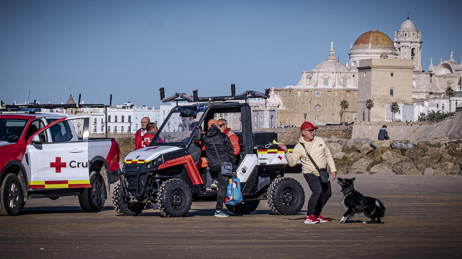 Todas las imágenes del simulacro de tsunami en Cádiz